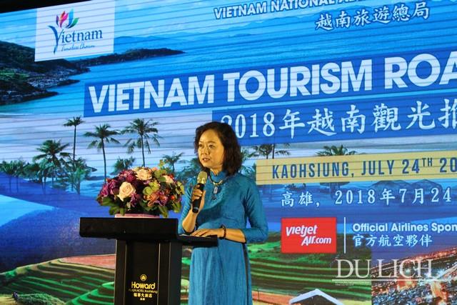 Phó Tổng cục trưởng Tổng cục Du lịch Việt Nam Nguyễn Thị Thanh Hương phát biểu tại Chương trình